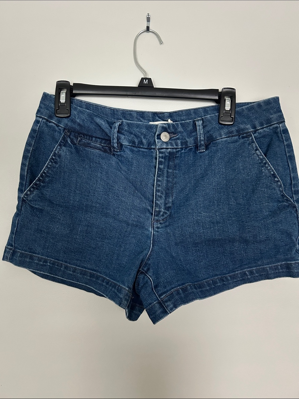 Classic Dark Blue Denim Women's Shorts